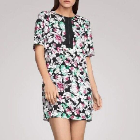 BCBGMaxAzria Women's Floral-Print Shift Dress - M - Picture 1 of 8